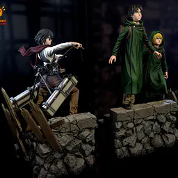 Model Power - Eren, Armin and Mikasa 3