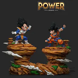 Power - Goku vs Vegeta 1