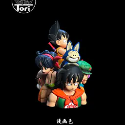 Tori - Kid Goku, Roshi, Bulma, Krillin, Yamcha, Launch, Oolong and Puar 5