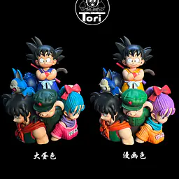 Tori - Kid Goku, Roshi, Bulma, Krillin, Yamcha, Launch, Oolong and Puar 8