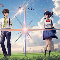 Cake - Taki Tachibana and Mitsuha Miyamizu 1