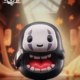 Rising Sun - No-Face and Totoro 1