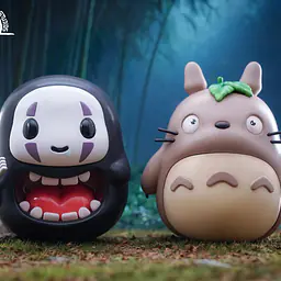 Rising Sun - No-Face and Totoro 4