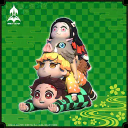 Ninety Seven - Tanjiro, Zenitsu, Inosuke and Nezuko 4