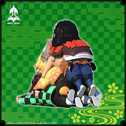Ninety Seven - Tanjiro, Zenitsu, Inosuke and Nezuko 3