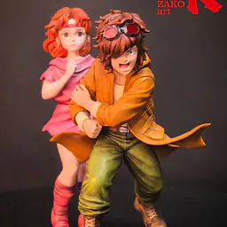 Zako Art - Bat and Lin 1