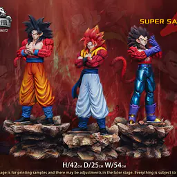Violent Bear - SSJ4 Goku, Vegeta and Gogeta 1