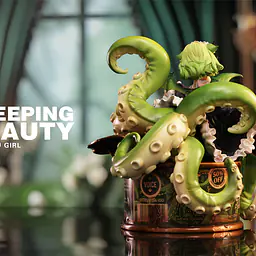 We Art Doing - Sleeping Beauty Cthulhu Girl 16