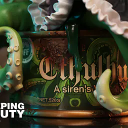 We Art Doing - Sleeping Beauty Cthulhu Girl 12
