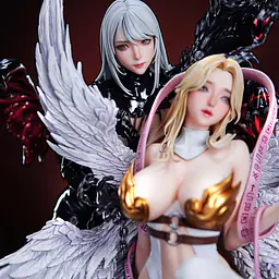 MOMOX - Angewomon and LadyDevimon 4