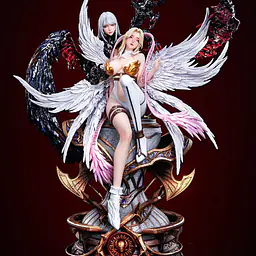 MOMOX - Angewomon and LadyDevimon 1