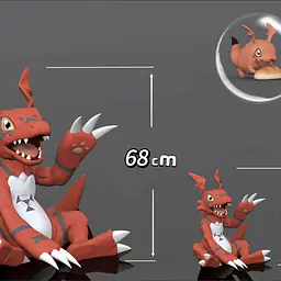 Vzay - Guilmon, Gigimon and Jyarimon 2