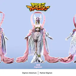 Butterfly - Angewomon, Hikari Yagami, Tailmon and Salamon 6