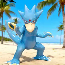 Kuai Le Wu - Golduck and Psyduck 8