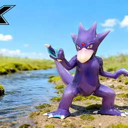Kuai Le Wu - Golduck and Psyduck 6
