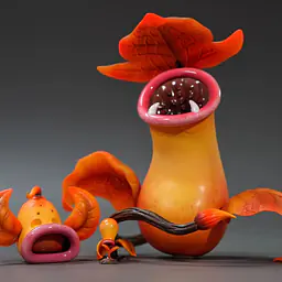 Fire - Victreebel, Bellsprout and Weepinbell 3