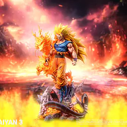 FXW - SSJ3 Dragon Fist Goku 1