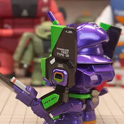 M Gong Jiang Shu Shu - Hachiware cos Evangelion Unit-01 3