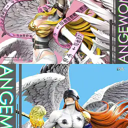 DMX - Angemon and Takeru Takaishi and Angewomon and Kari Kamiya 8