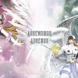 DMX - Angemon and Takeru Takaishi and Angewomon and Kari Kamiya 3