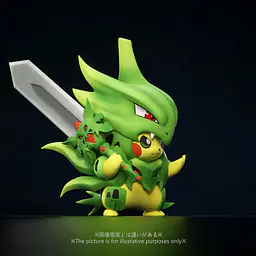 Echo - Pikachu cos Mega Tyranitar 6