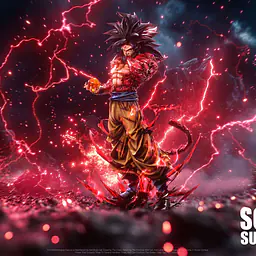 Kuang Feng - SSJ4 and SSJ5 Goku 1