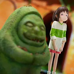 Long Miao - Chihiro and Dōsojin Statue 4
