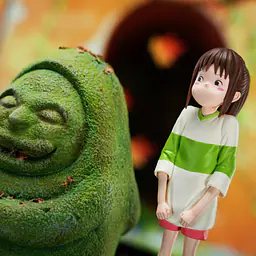 Long Miao - Chihiro and Dōsojin Statue 6