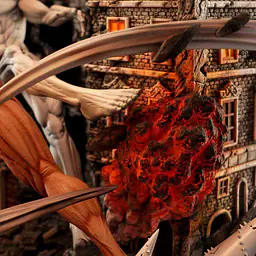 Titan - War Hammer Titan vs Eren 9