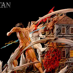 Titan - War Hammer Titan vs Eren 17