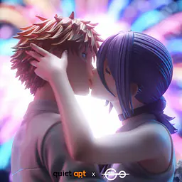 Quiet Art x Hera - Reze and Denji 7