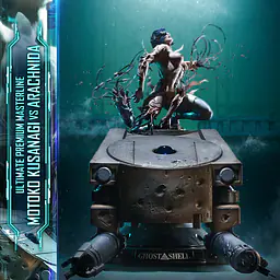 Prime 1 - Motoko Kusanagi vs Arachnida 1
