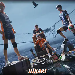 Hikari - Yū Nishinoya and Asahi Azumane 8