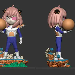Tsu - Anya cos Vegeta 9