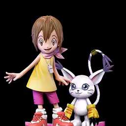 Butterfly - Hikari Yagami and Tailmon 2