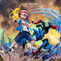MAGA - Ash, Pikachu and Mega Lucario 3