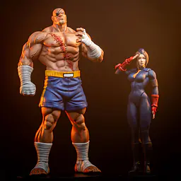 Sideshow Collectibles - Sagat and Juli 1
