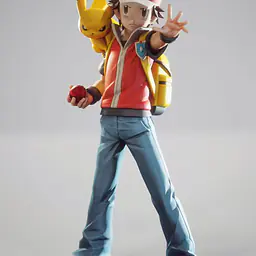 Wan Zhi Wu - Ash and Pikachu 3