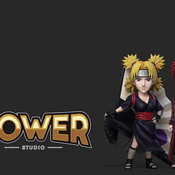 Power - Yondaime Raikage, Temari and Might Guy 4