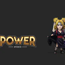 Power - Yondaime Raikage, Temari and Might Guy 2