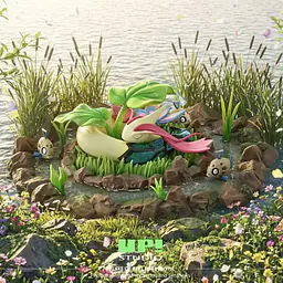 UP - Milotic and Feebas 1