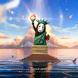 Long Miao - No-Face of Liberty 1