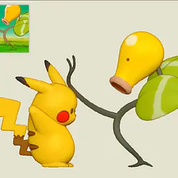 100000 Volts - Pikachu and Bellsprout 1