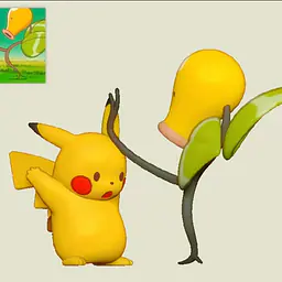 100000 Volts - Pikachu and Bellsprout 2