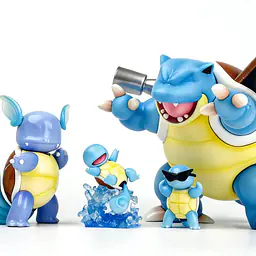 MN - Blastoise, Squirtle and Wartortle 1