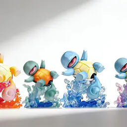 MN - Blastoise, Squirtle and Wartortle 23