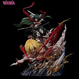 WAWA - Mikasa vs Female Titan 6