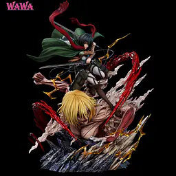 WAWA - Mikasa vs Female Titan 1