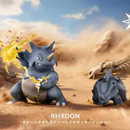 Spirit Dragon - Rhydon and Rhyhorn 1