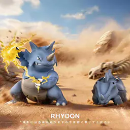 Spirit Dragon - Rhydon and Rhyhorn 2